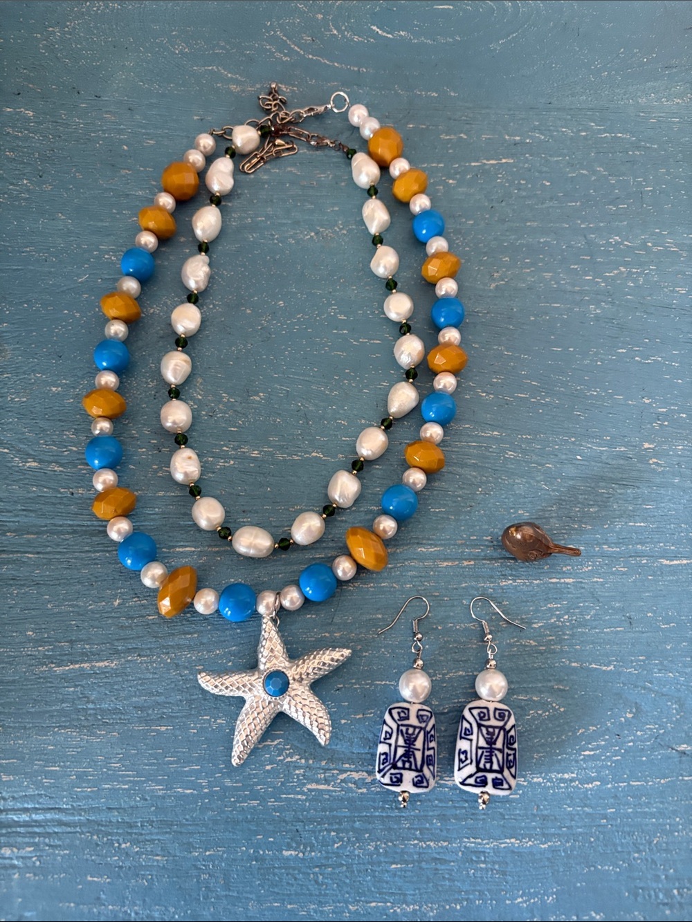 Vintage Chan Luu pearl set - Picture 2 of 10